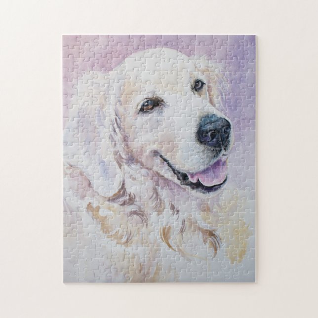 Golden retriever jigsaw puzzle (Vertical)