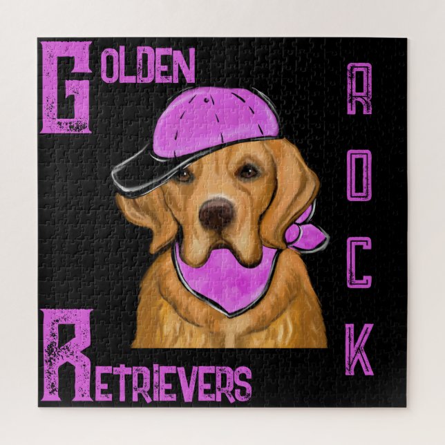GOLDEN RETRIEVER  JIGSAW PUZZLE (Vertical)