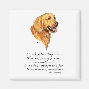 Golden Retriever Keepsake Magnet