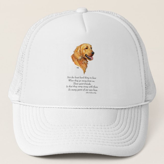 Golden Retriever Keepsake Trucker Hat (Front)