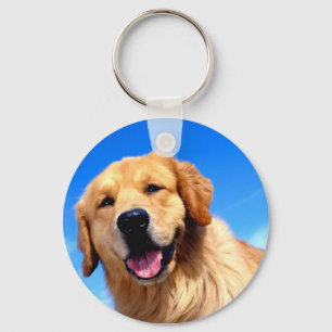 Golden Retriever Key Ring