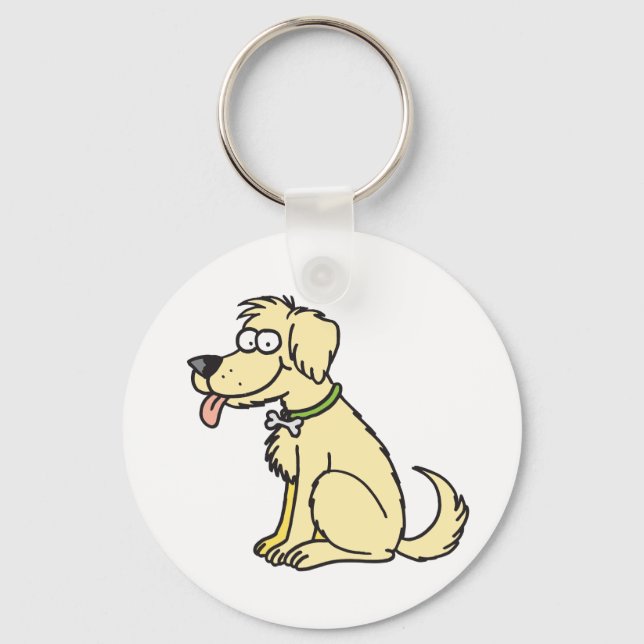 Golden Retriever Key Ring (Front)