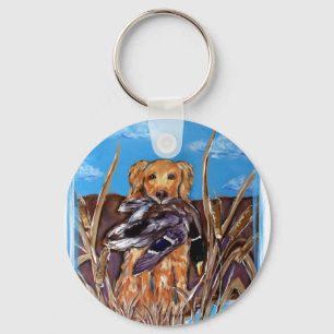 GOLDEN RETRIEVER KEY RING