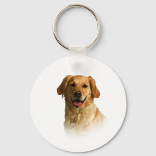 Golden Retriever Key Ring