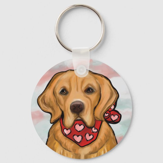 Golden Retriever Key Ring (Front)