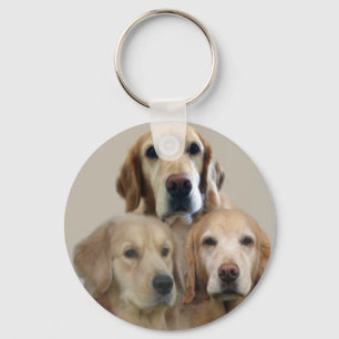 Golden Retriever Keychain