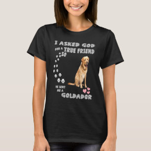 Golden Retriever Lab Dog Mum Dad Costume Cute Gold T-Shirt