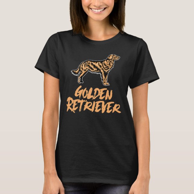 Golden Retriever Labrador Dog T-Shirt (Front)