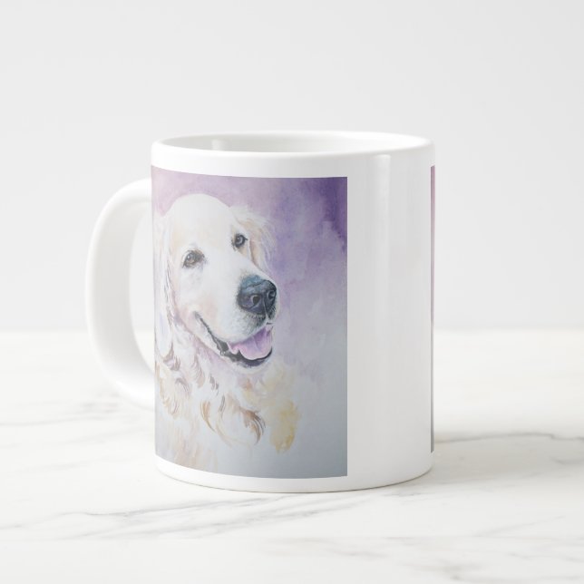 Golden retriever large coffee mug (Front Left)