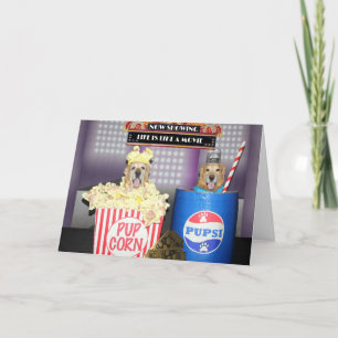 Golden Retriever Life is a Movie Anniversary Card