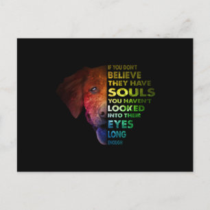 Golden Retriever looked Into Their Eye Long Enough Postcard