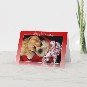 Golden Retriever love Card