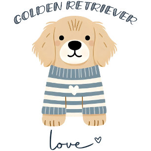 Golden Retriever Love T-Shirt