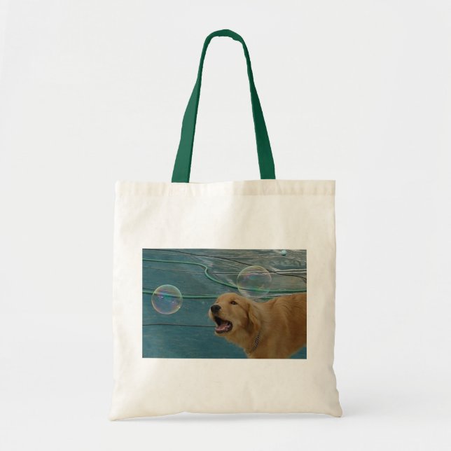 Golden Retriever Love Tote Bag (Front)
