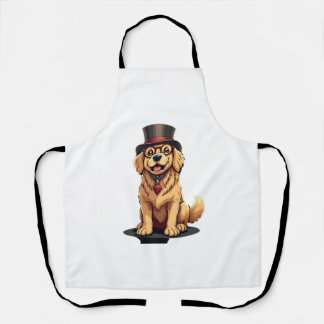 Golden Retriever Lover Dog Golden Retrievers Top H Apron