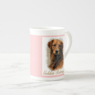 Golden Retriever Lovers Art Gifts Bone China Mug