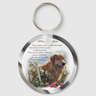 Golden Retriever Lovers Gifts Key Ring