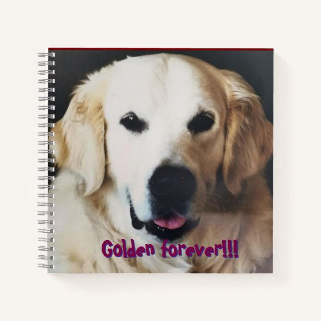 Golden Retriever Lovers Notebook (Front)