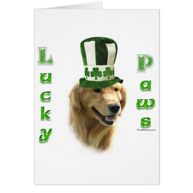 Golden Retriever Lucky Paws (Front)