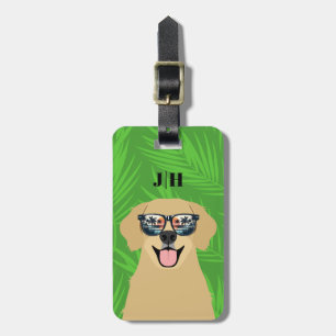 Golden Retriever Luggage Tag
