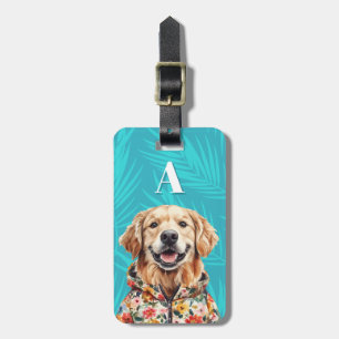 Golden Retriever Luggage Tag