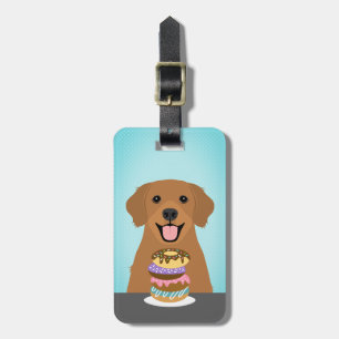 Golden Retriever Luggage Tags