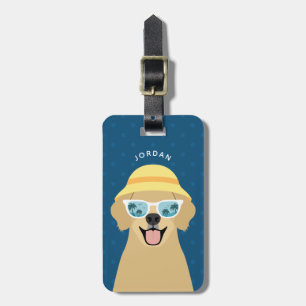 Golden Retriever Luggage Tags