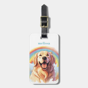 Golden Retriever Luggage Tags