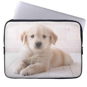 Golden Retriever Lying Down Laptop Sleeve
