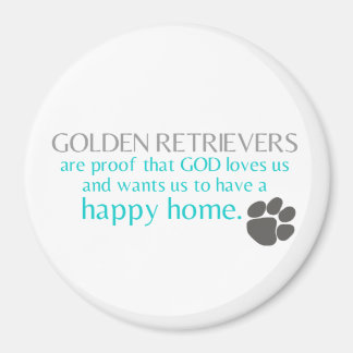Golden retriever magnet