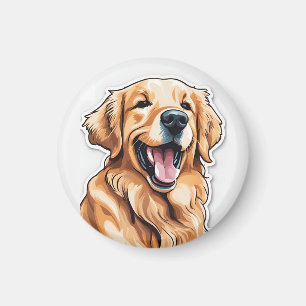 Golden Retriever  Magnet
