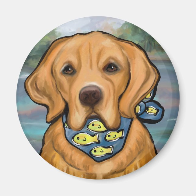 Golden Retriever Magnet (Front)