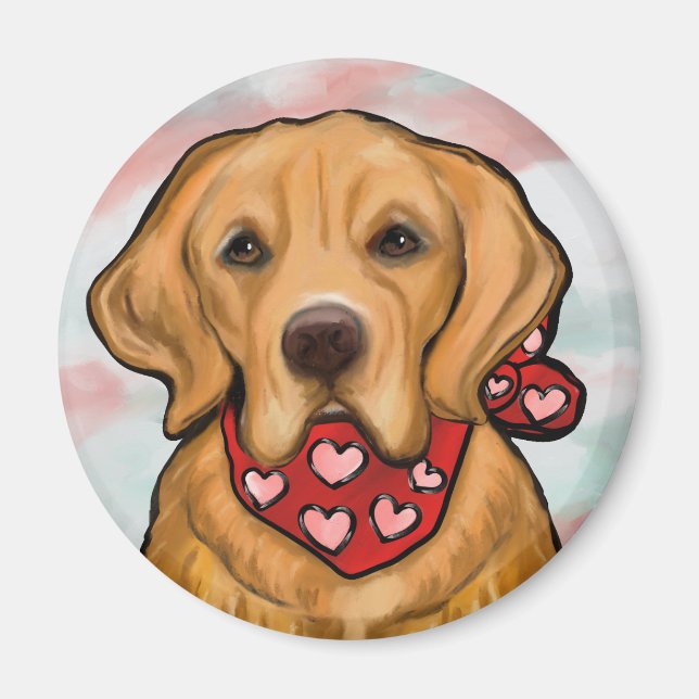 Golden Retriever Magnet (Front)