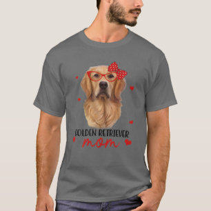 Golden Retriever Mama Dog Bandanna Dog Lover Gifts T-Shirt