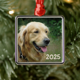 Golden Retriever Metal Tree Decoration