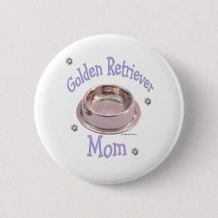 Golden Retriever Mom - Button