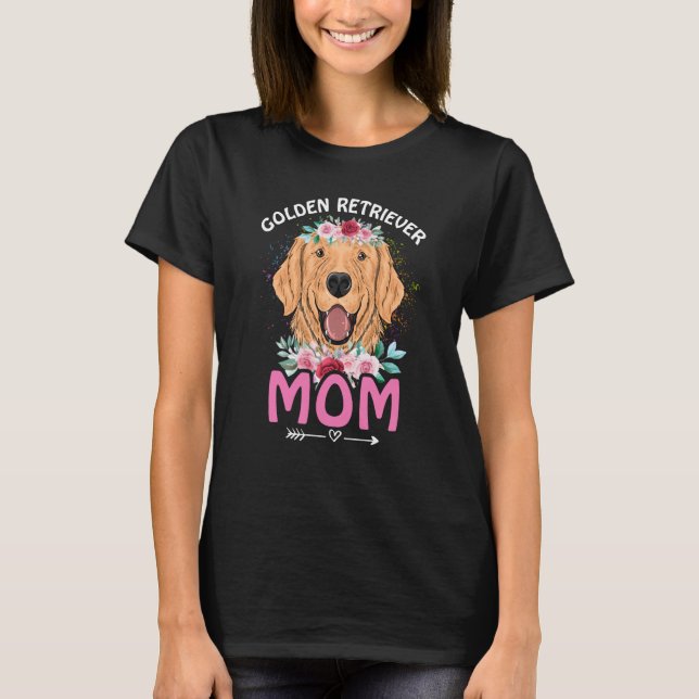 Golden Retriever Mom Dogs & Owners Costume T-Shirt (Front)