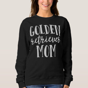 Golden Retriever Mom Fur Mama Dog Mother Rescue Ad Sweatshirt