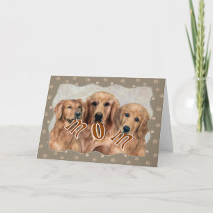 Golden Retriever MOM Gifts Card
