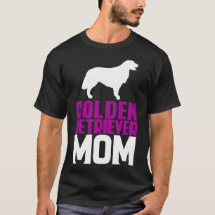 Golden Retriever Mom Pink T-Shirt