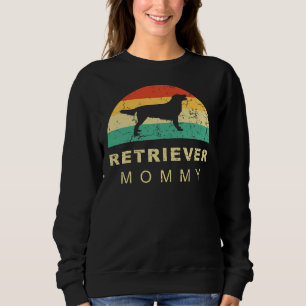 Golden Retriever Mommy Dog Mom Retro Vintage Grung Sweatshirt