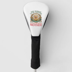 Golden Retriever Mother Dog Sunflowers Bees_1 Golf Head Cover