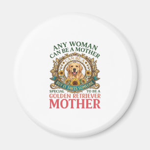 Golden Retriever Mother Dog Sunflowers Bees_1 Magnet