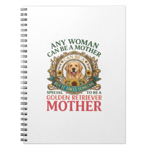 Golden Retriever Mother Dog Sunflowers Bees_1 Notebook