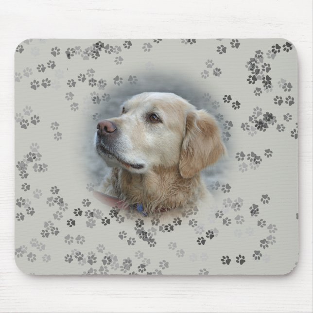 Golden Retriever Mouse Mat (Front)