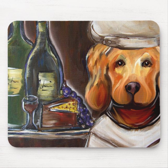 GOLDEN RETRIEVER MOUSE MAT (Front)