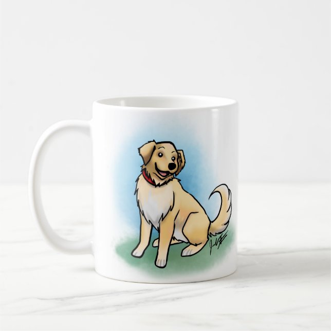 Golden Retriever Mug (Left)