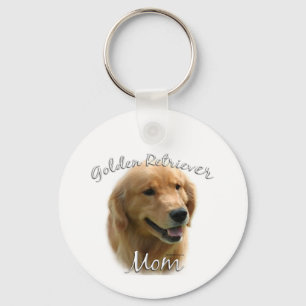 Golden Retriever Mum 2 Key Ring