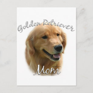 Golden Retriever Mum 2 Postcard