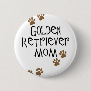 Golden Retriever Mum 6 Cm Round Badge